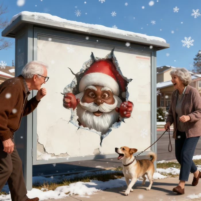 ๐
Santa Claus Wall Sticker | Peel & Stick Christmas Decor ๐โจ