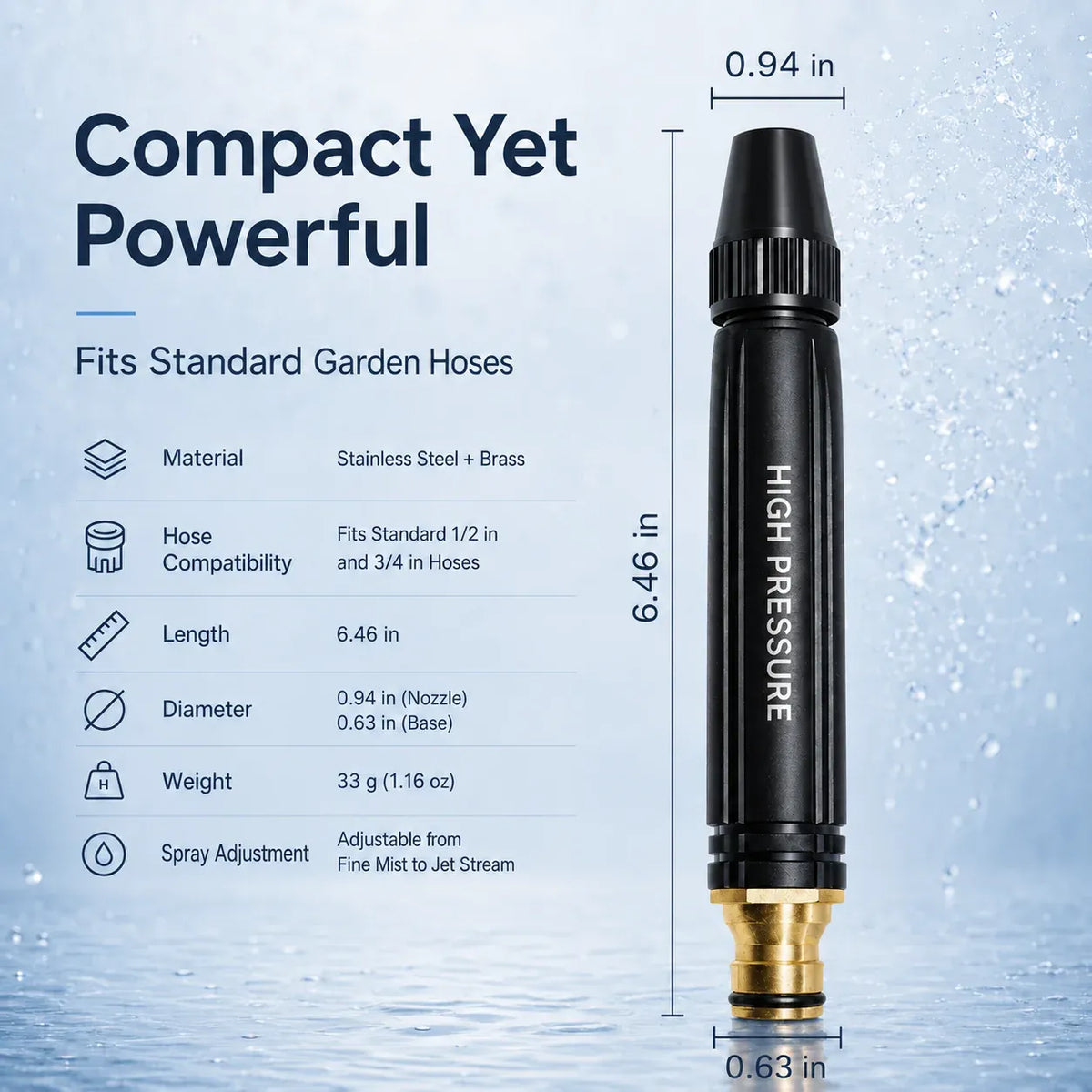 ๐ฅ Last Day 57% OFF โ Universal High-Pressure Water Gun for Faster Cleaning ๐ ๐โจ