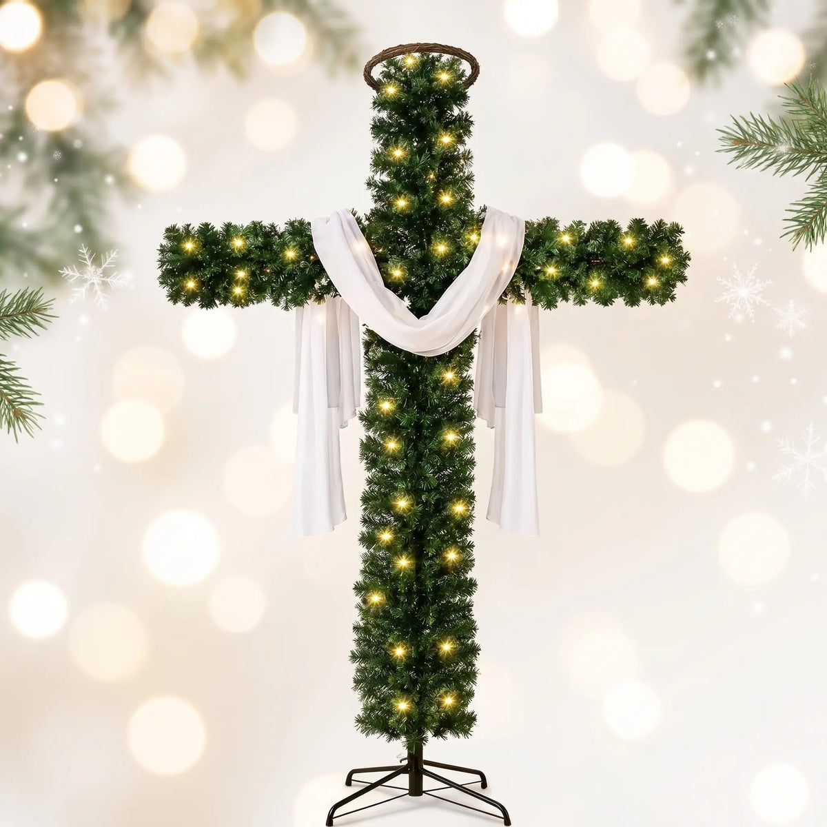 ✝️ Crossmas Tree™ 🎄 A Meaningful Christmas Symbol Of Faith & Hope