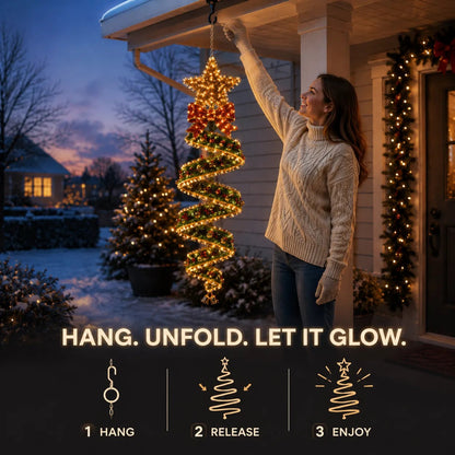 🎄Christmas Magic Spiral Hanging LED Light Collection