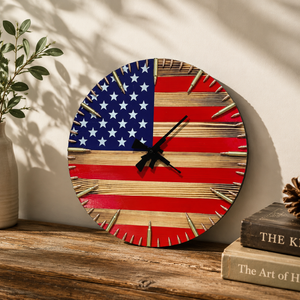🔥100% Handmade America 250TM Heritage Clock(Jake Wilson Handmade®) - BUY 2 FREE SHIPPING