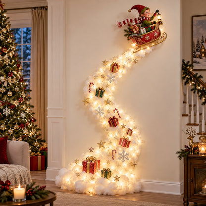 ✨ Enchanted Christmas Trail Wall Light | A Little Holiday Magic After Dark