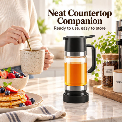 🍯 12oz No-Drip Honey Dispenser with Base