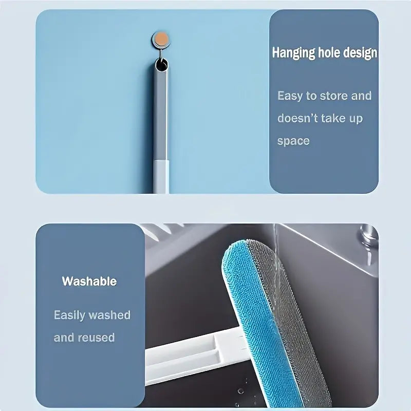 🐾 Upgraded Reusable Extra-Long Pet Hair Remover Brush