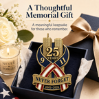 🕯️9/11 Never Forget 25th Anniversary Commemorative Lapel Pin