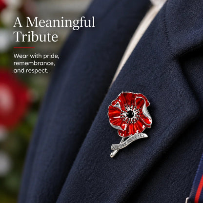 🎁VE Day 80 Poppy Brooch | Limited Edition Anniversary Keepsake