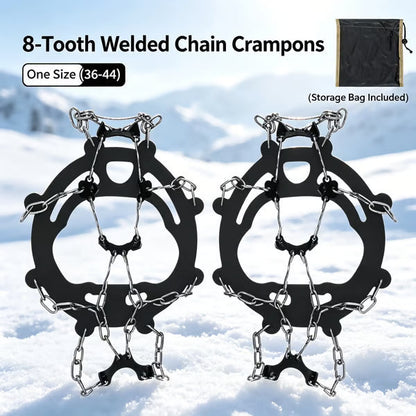 🧊 50% OFF Ice Cleats for Shoes – Anti-Slip Snow Grips for Winter Walking & Hiking