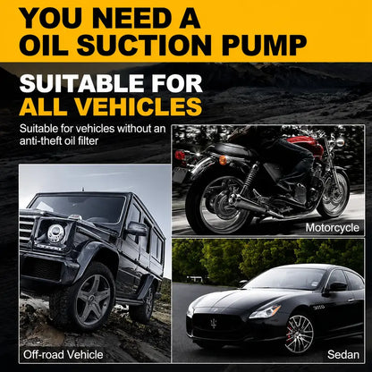 ⛽Manual Siphon Pump Kit,Liquid Transfer Pump for Fuel Water Oil, Car Boat Motorcycle