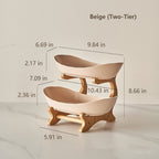 🍓2-Tier / 3-Tier Fruit Basket. Countertop Fruit Bowl(Includes Stand