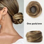 Synthetic Messy Bun Hair Piece for Women, Curly Updo Scrunchie Extension for Instant Volume and a High Crown💇‍♀️