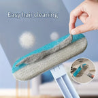 🐾 Upgraded Reusable Extra-Long Pet Hair Remover Brush