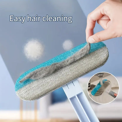 🐾 Upgraded Reusable Extra-Long Pet Hair Remover Brush
