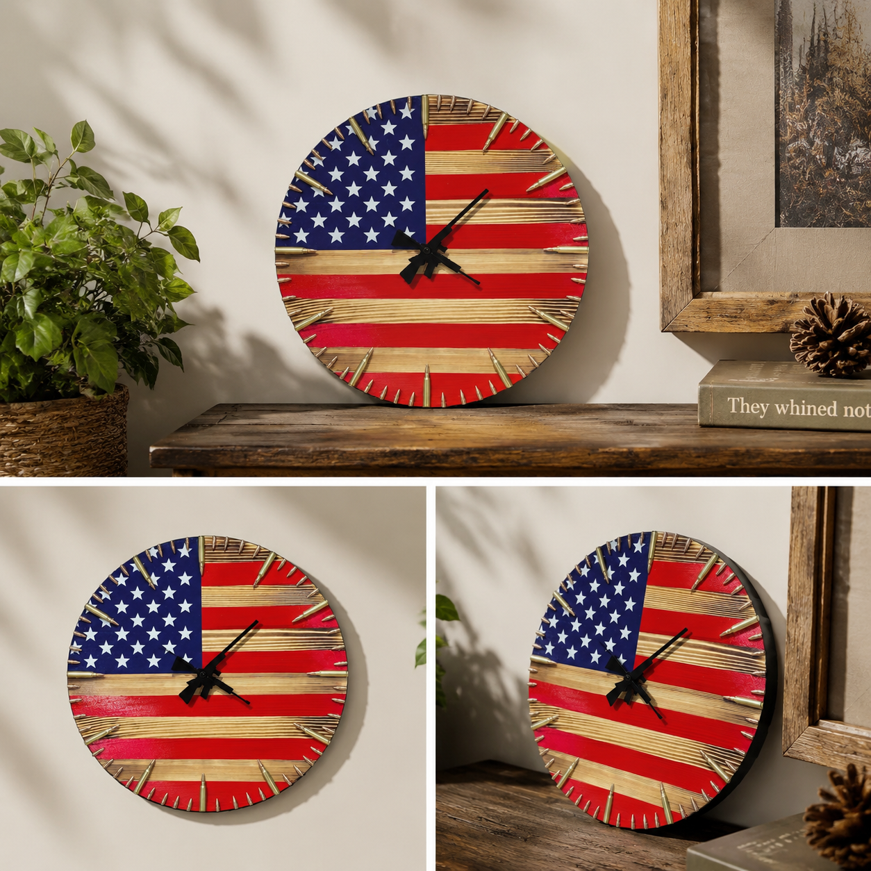 🔥100% Handmade America 250TM Heritage Clock(Jake Wilson Handmade®) - BUY 2 FREE SHIPPING
