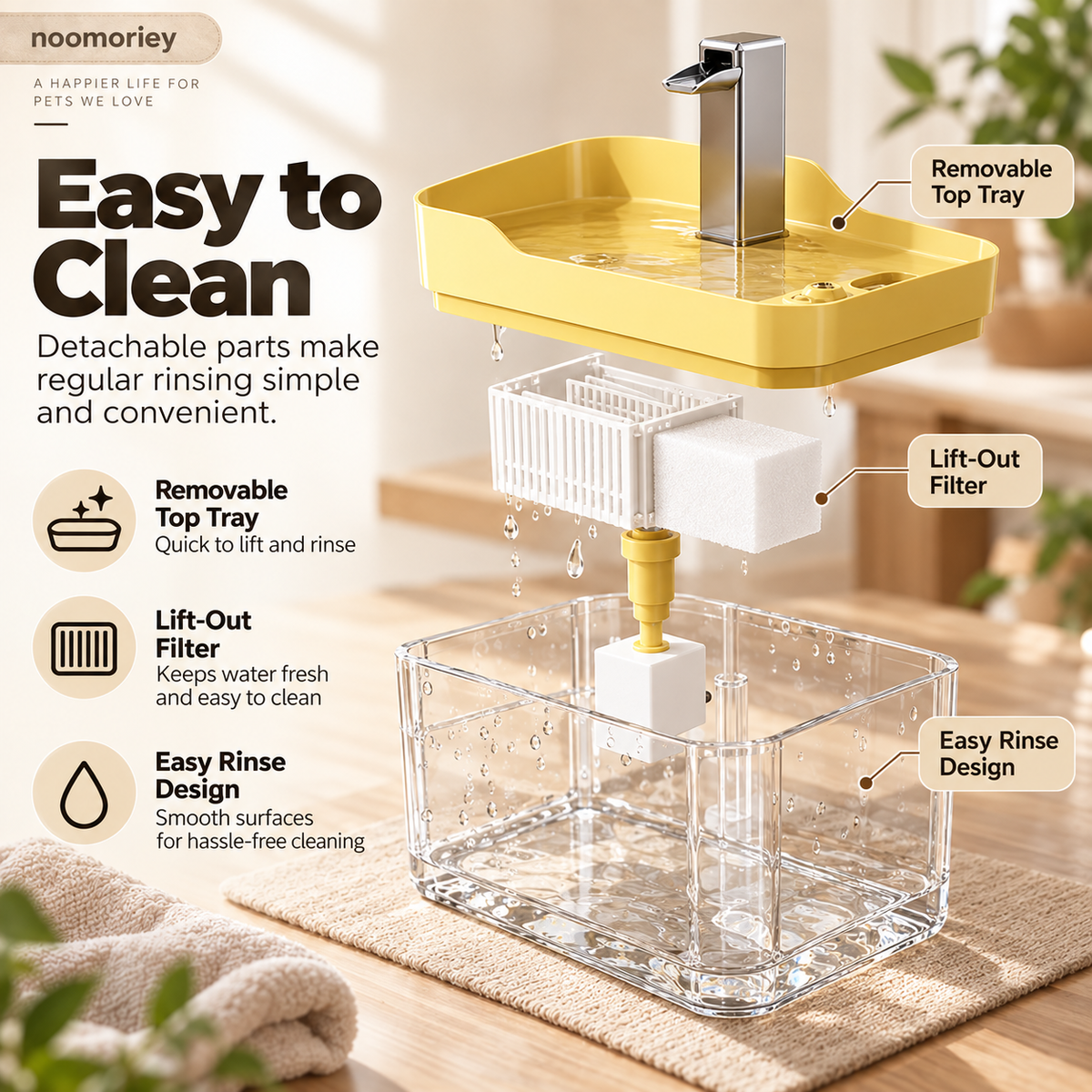 🐶 Fresh Flow Pet Water Fountain for Cats & Dogs