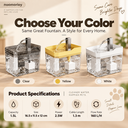 🐶 Fresh Flow Pet Water Fountain for Cats & Dogs