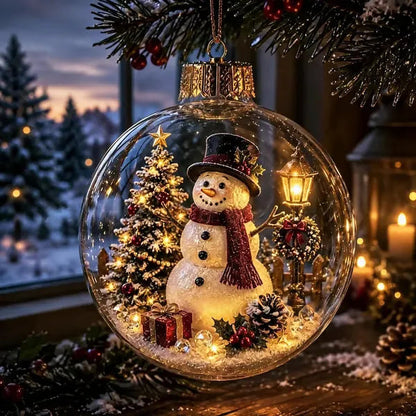🔥LAST DAY 50% OFF - 🎄Glowing Christmas Ornament – A Tiny Winter World in Your Hands