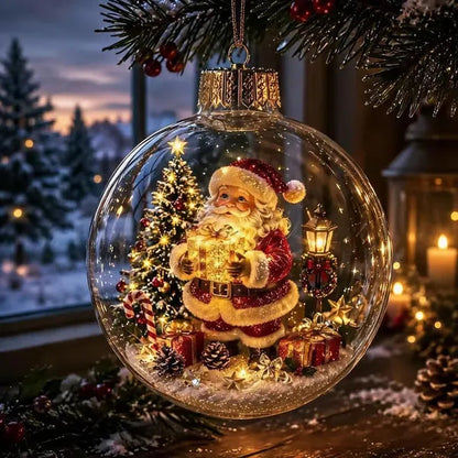 🔥LAST DAY 50% OFF - 🎄Glowing Christmas Ornament – A Tiny Winter World in Your Hands