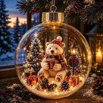 🔥LAST DAY 50% OFF - 🎄Glowing Christmas Ornament – A Tiny Winter World in Your Hands