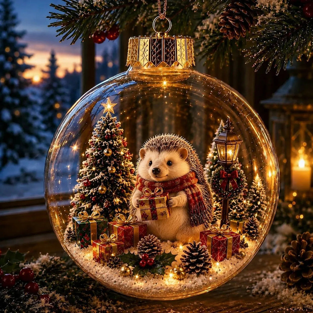 🔥LAST DAY 50% OFF - 🎄Glowing Christmas Ornament – A Tiny Winter World in Your Hands
