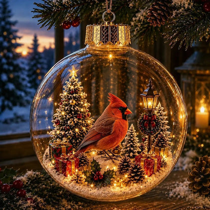 🔥LAST DAY 50% OFF - 🎄Glowing Christmas Ornament – A Tiny Winter World in Your Hands