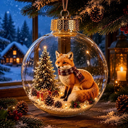 🔥LAST DAY 50% OFF - 🎄Glowing Christmas Ornament – A Tiny Winter World in Your Hands