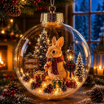 🔥LAST DAY 50% OFF - 🎄Glowing Christmas Ornament – A Tiny Winter World in Your Hands