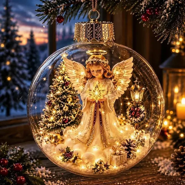 🔥LAST DAY 50% OFF - 🎄Glowing Christmas Ornament – A Tiny Winter World in Your Hands
