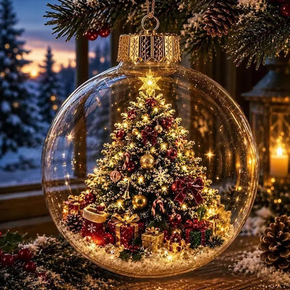 🔥LAST DAY 50% OFF - 🎄Glowing Christmas Ornament – A Tiny Winter World in Your Hands