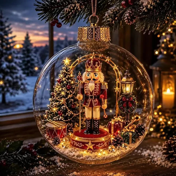 🔥LAST DAY 50% OFF - 🎄Glowing Christmas Ornament – A Tiny Winter World in Your Hands