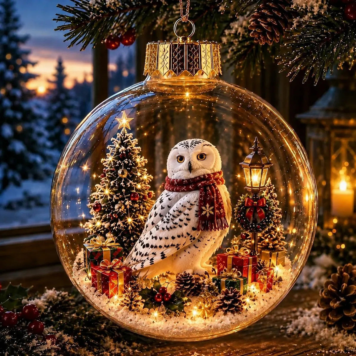 🔥LAST DAY 50% OFF - 🎄Glowing Christmas Ornament – A Tiny Winter World in Your Hands