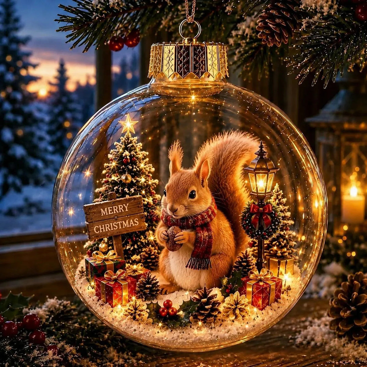 🔥LAST DAY 50% OFF - 🎄Glowing Christmas Ornament – A Tiny Winter World in Your Hands