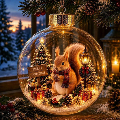 🔥LAST DAY 50% OFF - 🎄Glowing Christmas Ornament – A Tiny Winter World in Your Hands