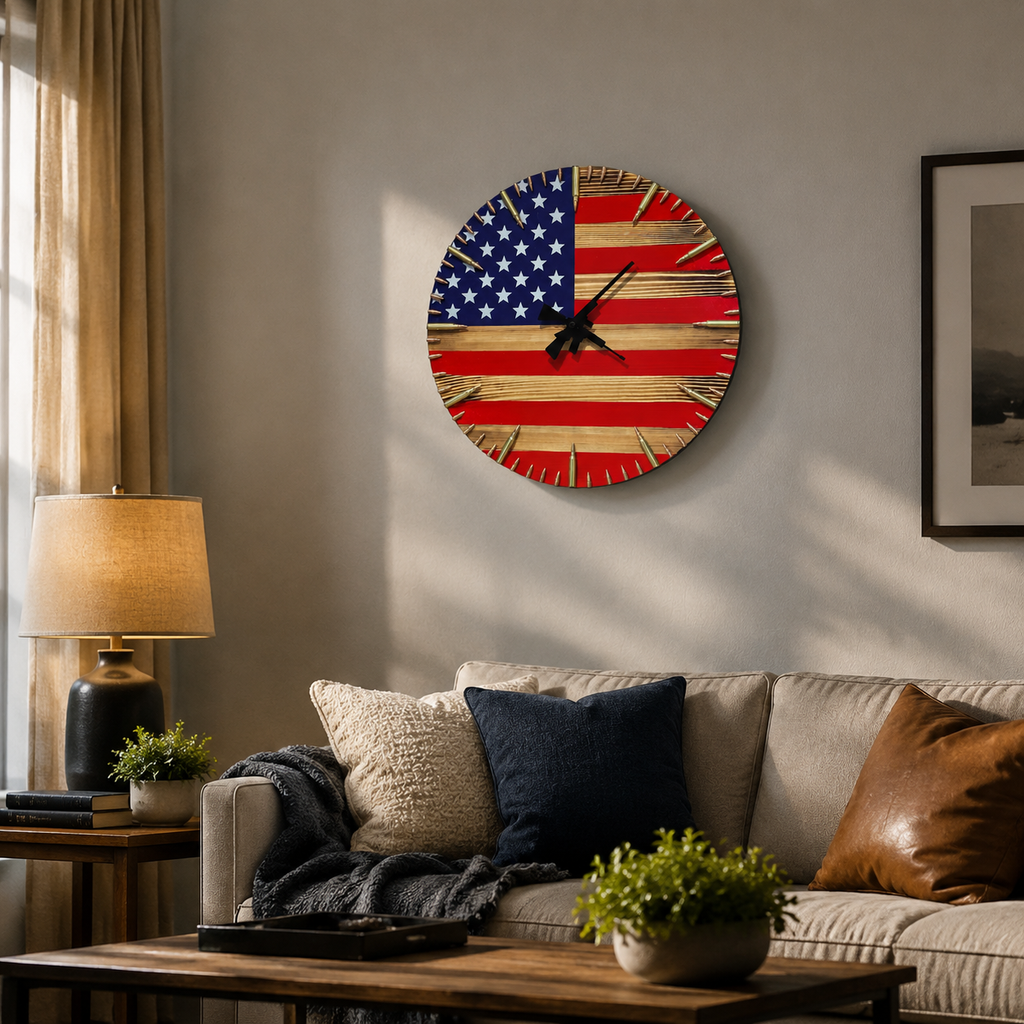 🔥100% Handmade America 250TM Heritage Clock(Jake Wilson Handmade®) - BUY 2 FREE SHIPPING