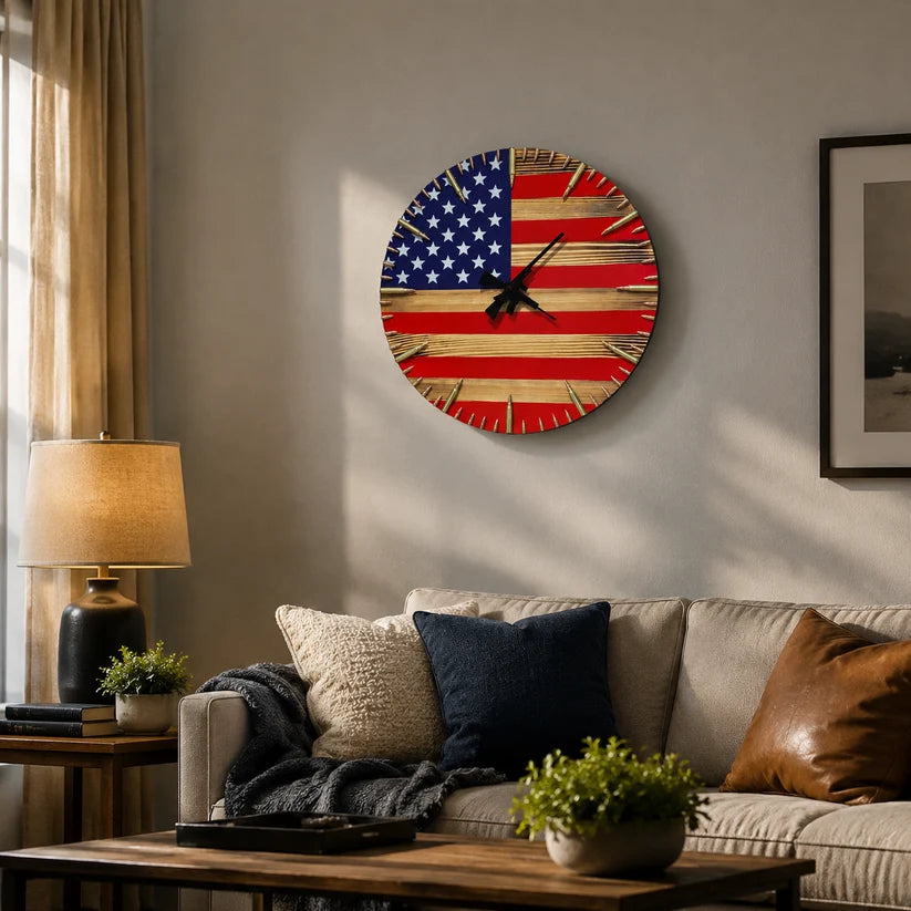 🔥100% Handmade America 250TM Heritage Clock(Jake Wilson Handmade®) - BUY 2 FREE SHIPPING