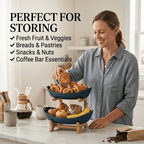 🍓2-Tier / 3-Tier Fruit Basket. Countertop Fruit Bowl(Includes Stand