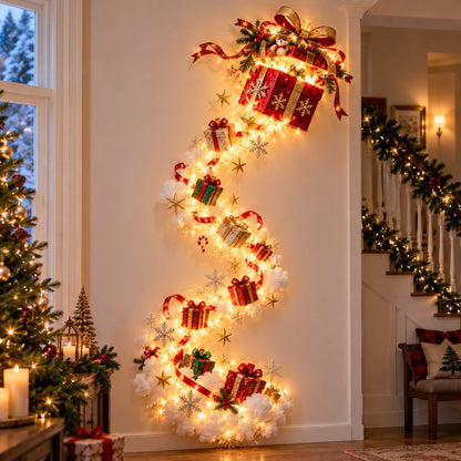✨ Enchanted Christmas Trail Wall Light | A Little Holiday Magic After Dark