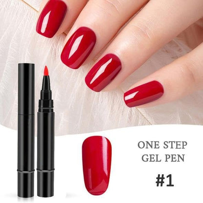 💅🌸Limited Time Buy 1 Get 1 Free - £9.99! ✨One Step Nail Gel Pen🎨Free handheld mini UV nail lamp💡